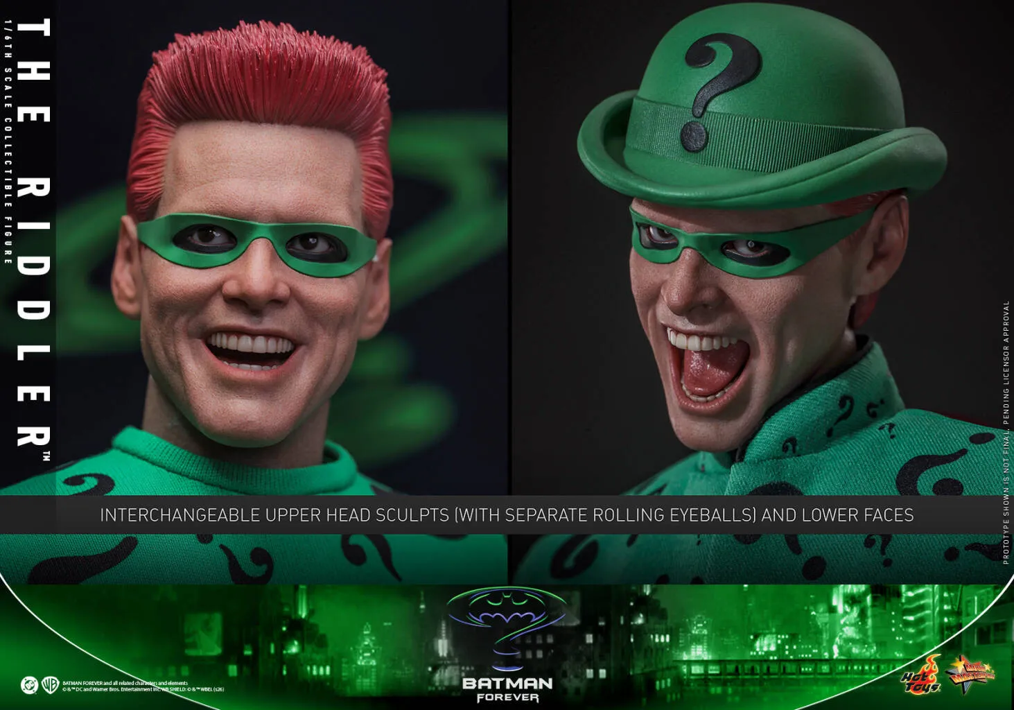 Hot Toys The Riddler MMS926 – Batman Forever 1/6 Scale Licensed Collectible