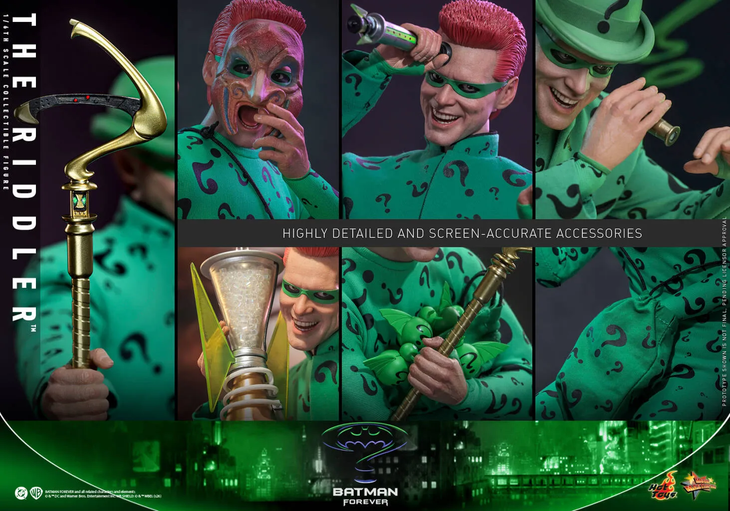 Hot Toys The Riddler MMS926 – Batman Forever 1/6 Scale Licensed Collectible