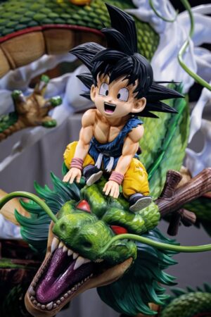 Light Year Studio x Toei Animation Dragon Ball GT Goku X Shenron Imported Resin+PU Statue (Licensed)