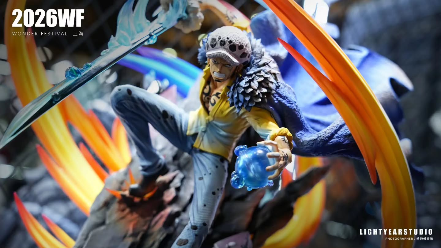 Light Year Studio x Toei Animation One Piece Trafalgar D. Water Law Imported Resin+PU Statue (Licensed)