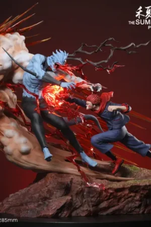Light and Dust Studio Jujutsu Kaisen Itadori Yuji VS Mahito – 18 Scale Statue with LED