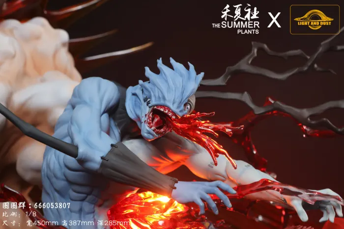 Light and Dust Studio Jujutsu Kaisen Itadori Yuji VS Mahito – 1/8 Scale Statue with LED - Image 4