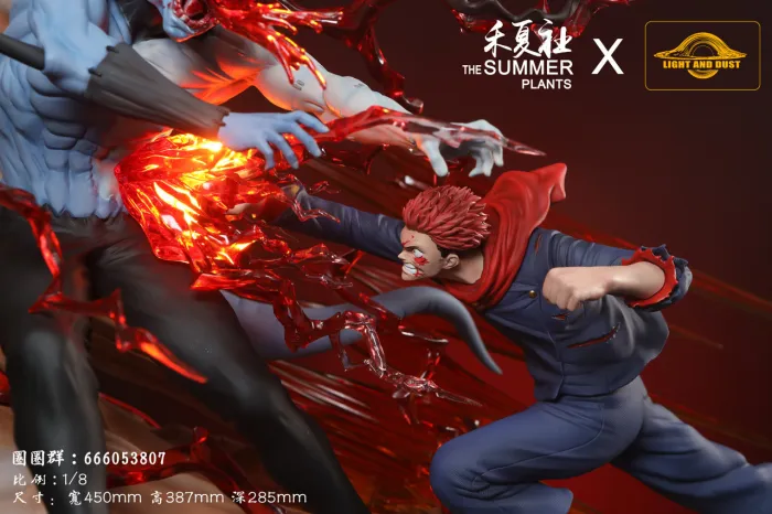 Light and Dust Studio Jujutsu Kaisen Itadori Yuji VS Mahito – 1/8 Scale Statue with LED - Image 7
