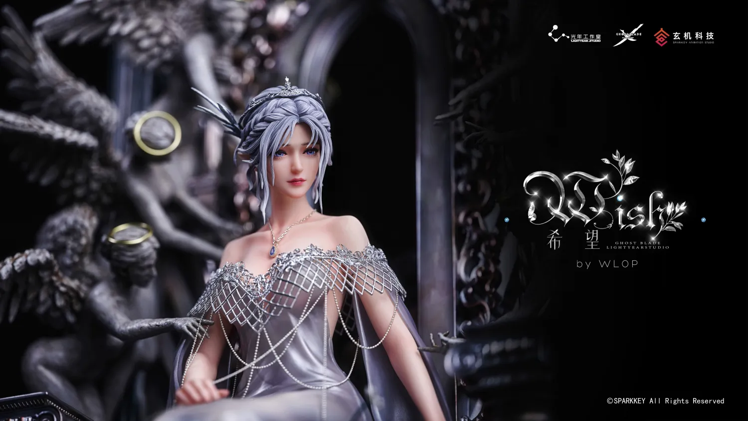 Lightyear Studio Ghost Blade “WISH” Queen’s Seat – 14 Scale Statue