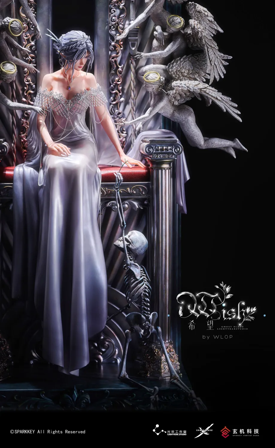 Lightyear Studio Ghost Blade “WISH” Queen’s Seat – 14 Scale Statue
