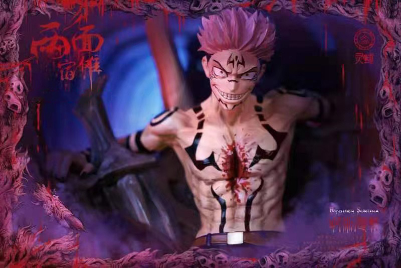 Ling Yu Studio Jujutsu Kaisen Ryomen Sukuna 16 Scale Resin PU Statue