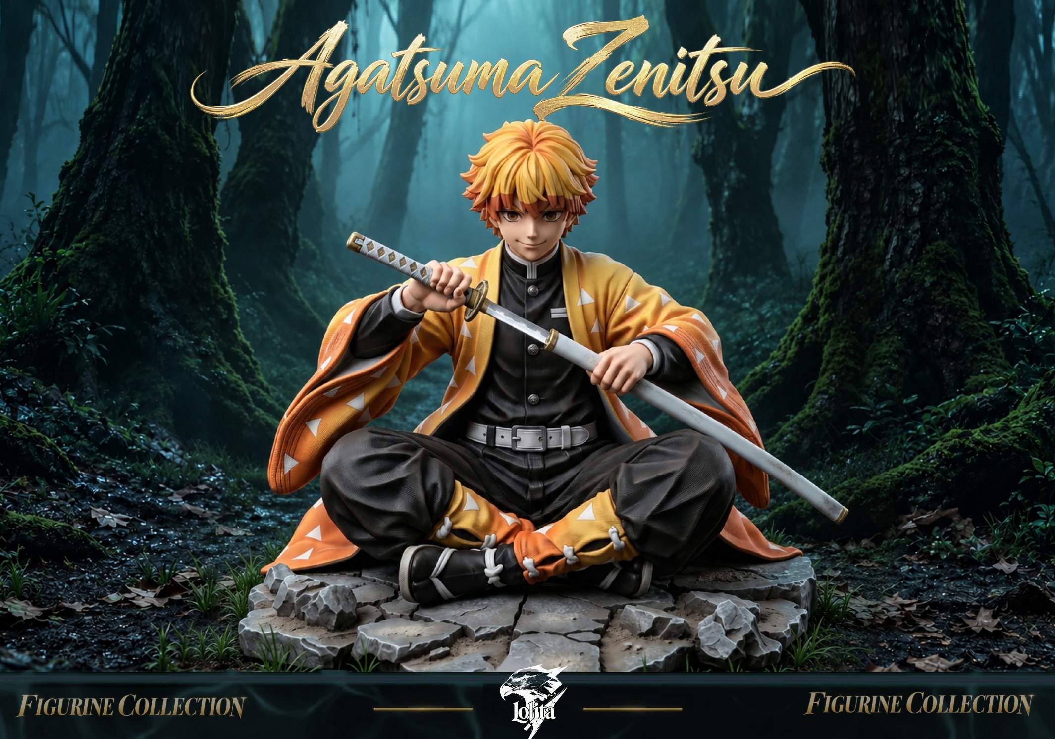 Lolita Studio - Demon Slayer: Kimetsu no Yaiba Zenitsu Agatsuma 1/6 Scale TOPGK Limited Edition Resin Statue