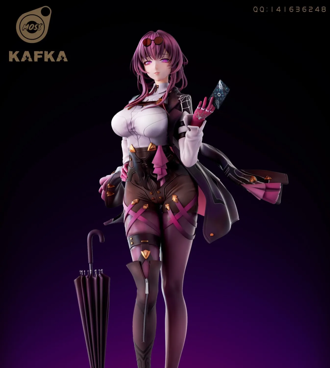 MOSS Studio Genshin Impact Raiden Shogun Waiter Ver. – 1/4 Scale R18 Resin Statue - Image 8