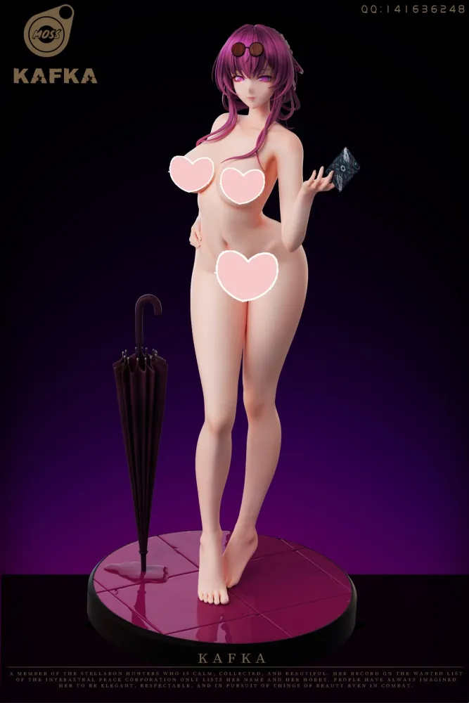 MOSS Studio Genshin Impact Raiden Shogun Waiter Ver. – 1/4 Scale R18 Resin Statue - Image 3