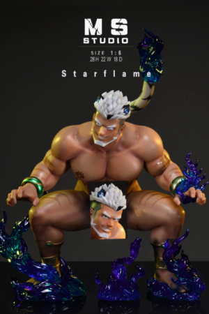 MS Studio Male GYEE Alcander Starflame 16 Scale PU Collectible Statue