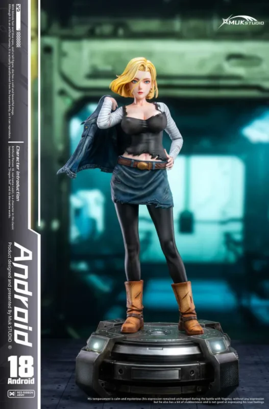 MUK Studio Dragon Ball Android 18 – 14 Scale Statue with LED