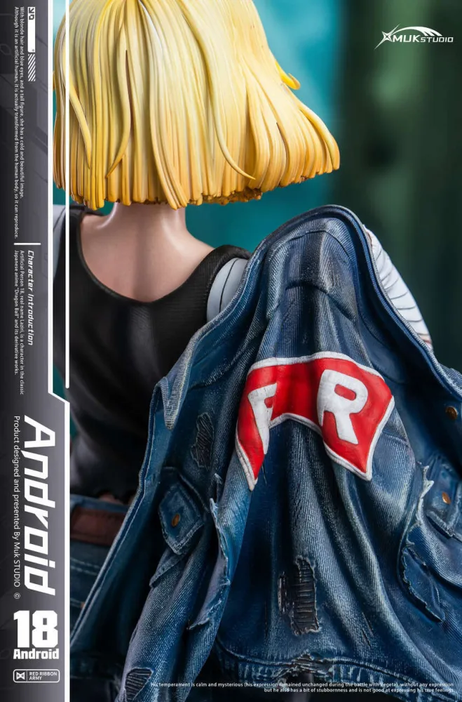 MUK Studio Dragon Ball Android 18 – 1/4 Scale Statue with LED - Image 4