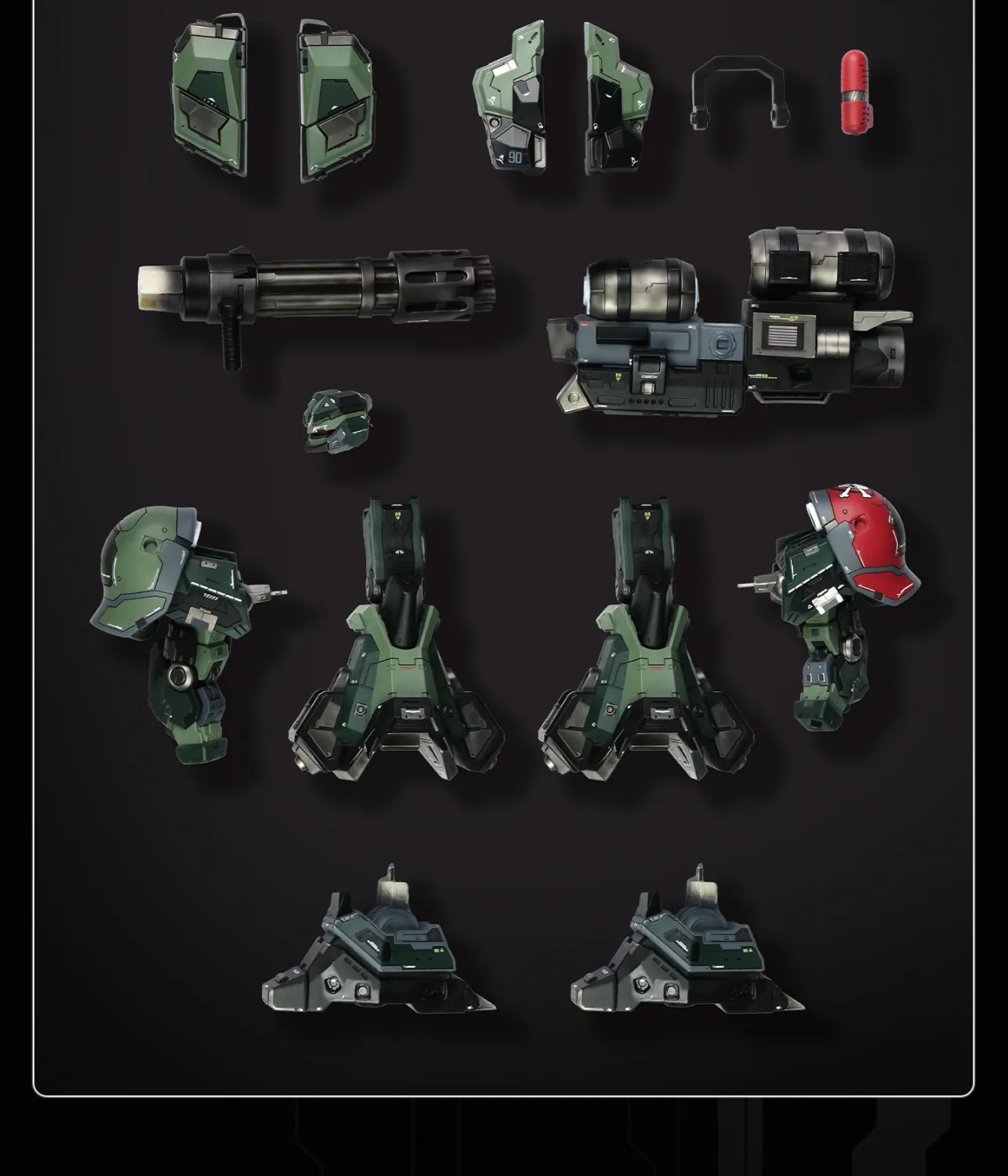 Mechanical Energy Quadrant Peacemaker Watcher Original Mecha