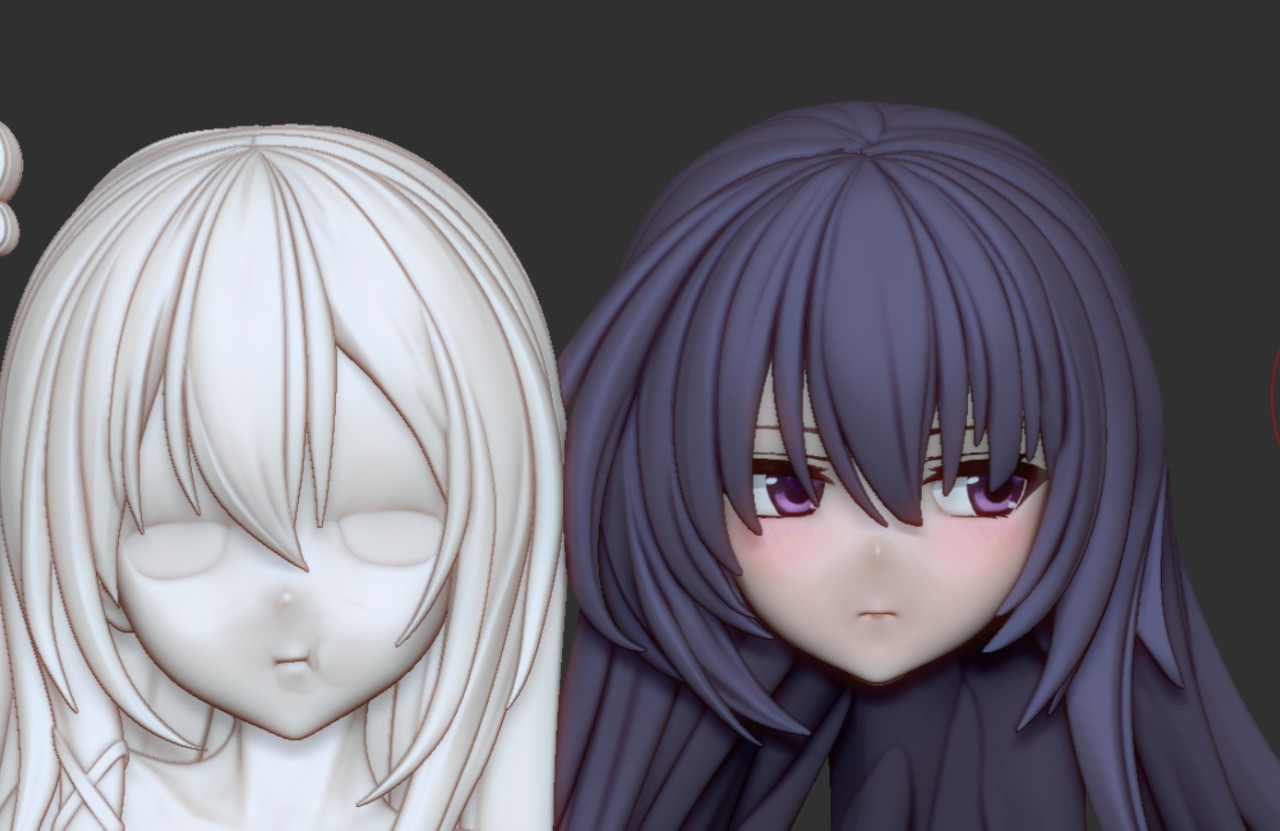 Detail of the Restia Ashdoll collectible