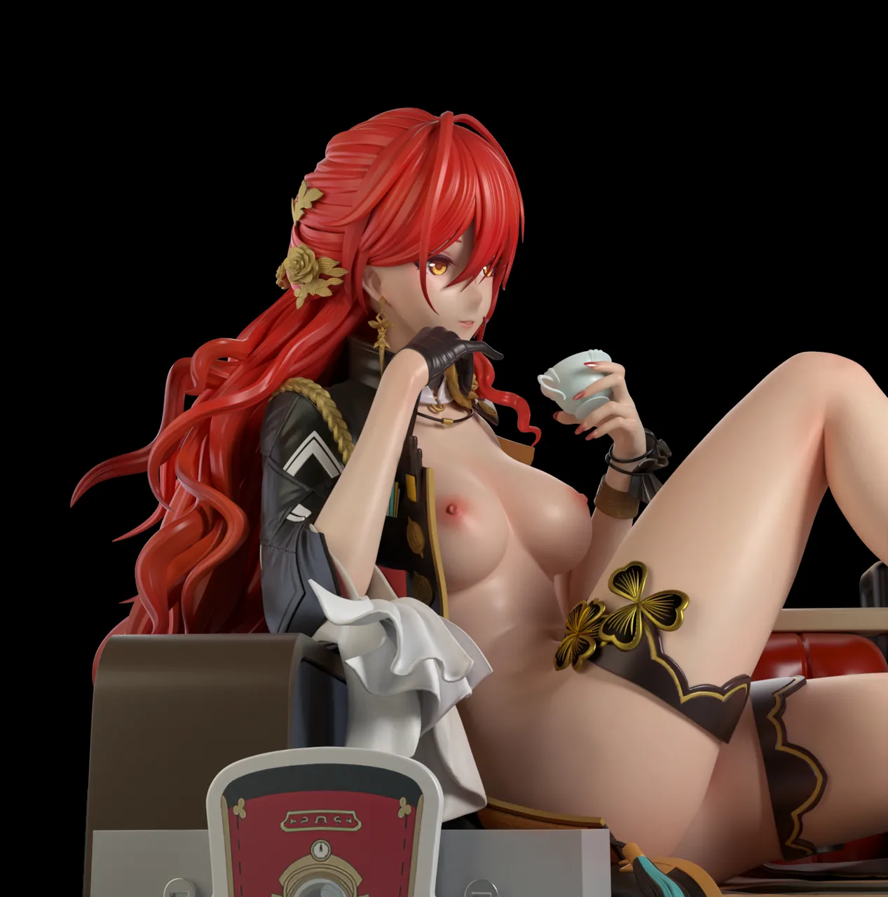 Alternate angle of the Murata Himeko statue