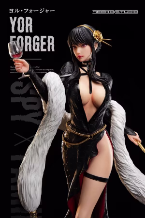 Alternative view of Neeko Studio   Spy × Family   Yor Forger   Dinner Party Killer – 1/4 Scale R18 Statue 