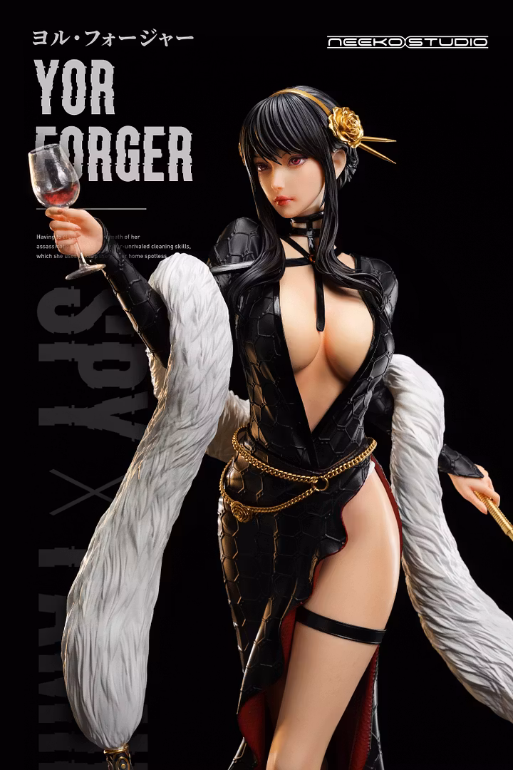 Neeko Studio Spy × Family Yor Forger Dinner Party Killer – 1/4 Scale R18 Statue - Image 2