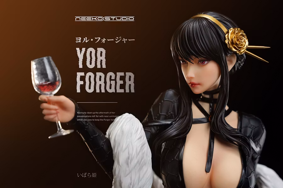 Neeko Studio Spy × Family Yor Forger Dinner Party Killer – 1/4 Scale R18 Statue - Image 4