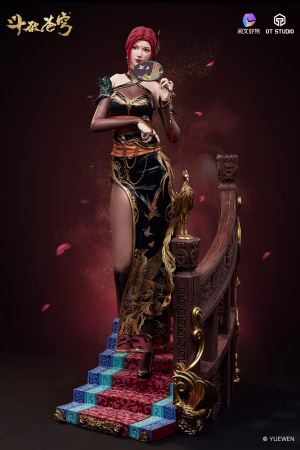 OT Studio Fights Break the Sphere Ya Fei Licensed Polystone PU ABS Statue