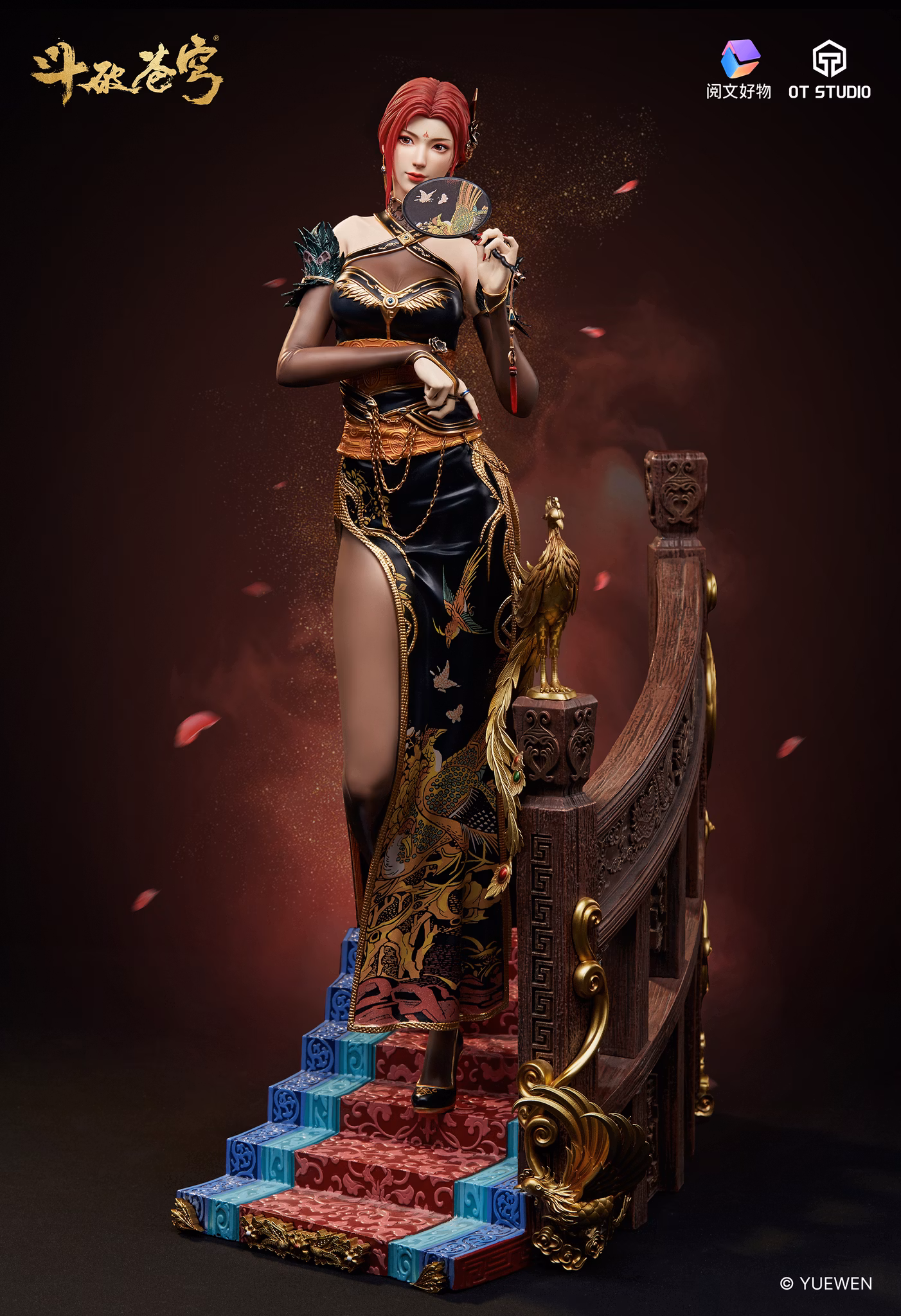 OT Studio Fights Break the Sphere Ya Fei Licensed Polystone PU ABS Statue