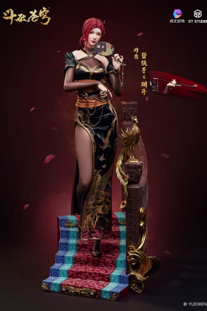 OT Studio Fights Break the Sphere Ya Fei Licensed Polystone PU ABS Statue