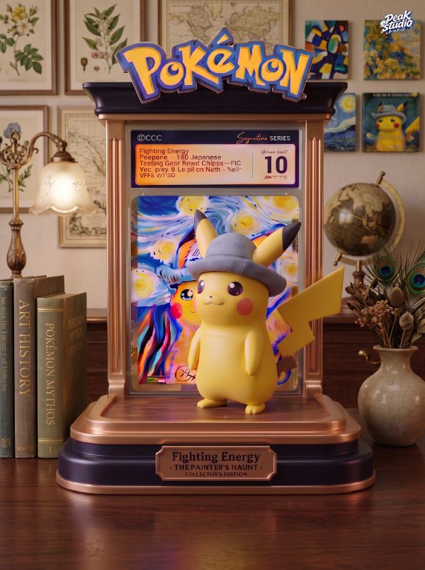 Peak Studio Pokémon Pikachu Starry Night Series 001 16 cm Statue ...