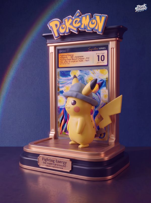 Peak Studio Pokémon Pikachu Starry Night Series 001 16 cm Statue ...