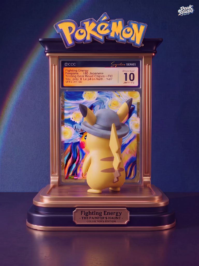 Peak Studio Pokémon Pikachu Starry Night Series 001 16 cm Statue ...