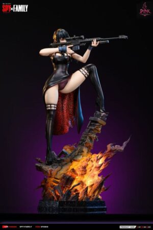 Pink Studio Spy x Family Yor Forger Sniper 14 Scale Resin PU Statue