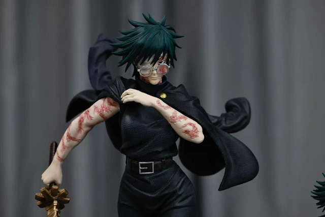 Maki Zenin Statue interchangeable head sculpt detail