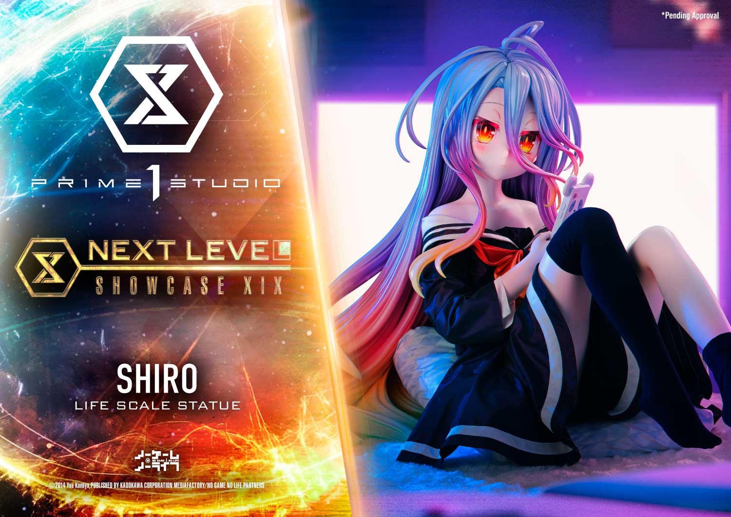 Prime 1 Studio NO GAME NO LIFE Shiro 1/1 Scale Imported Resin+PU Statue (Licensed)