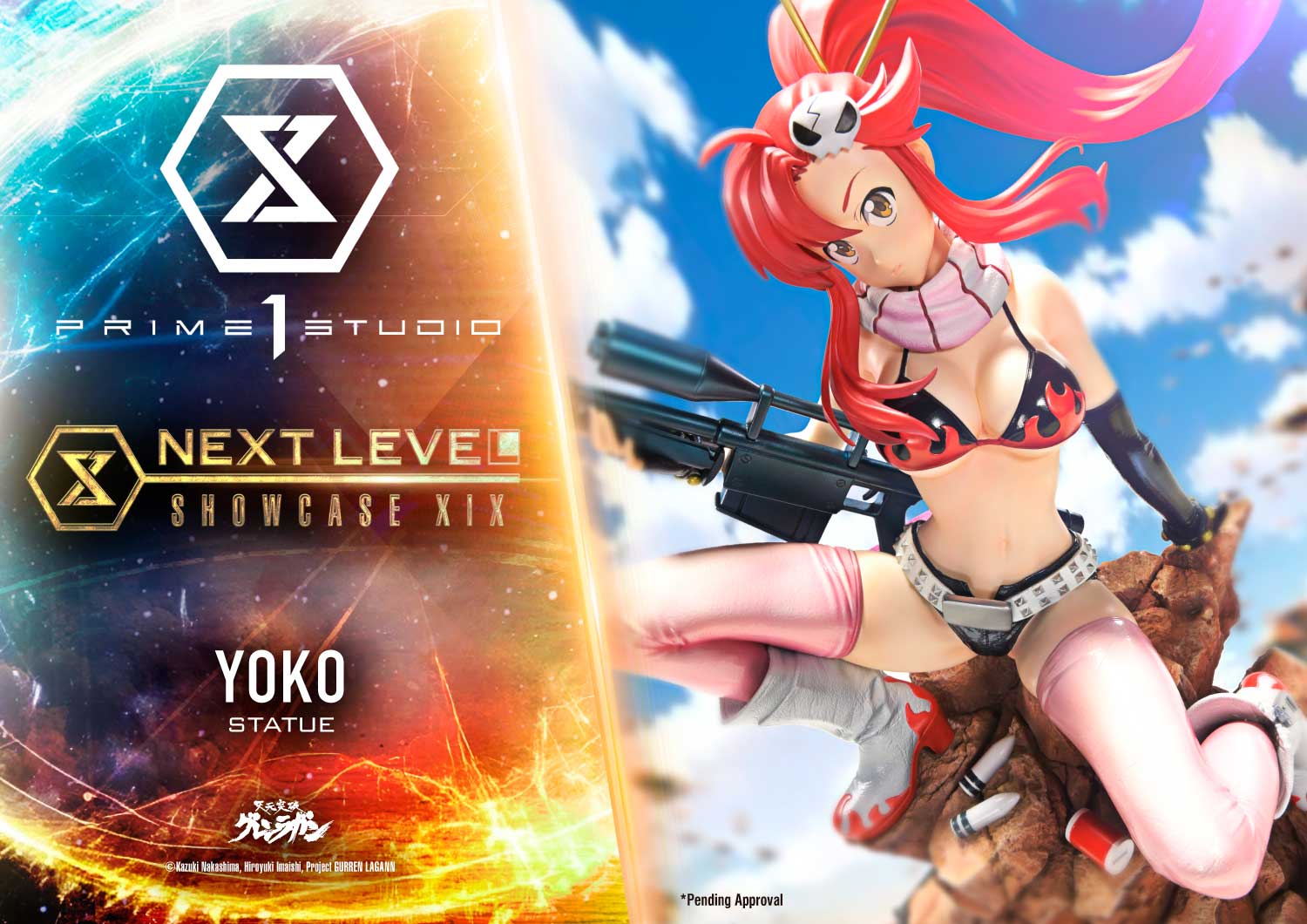 Prime 1 Studio Tengen Toppa Gurren Lagann Yoko 1/4 Resin Statue (Licensed)