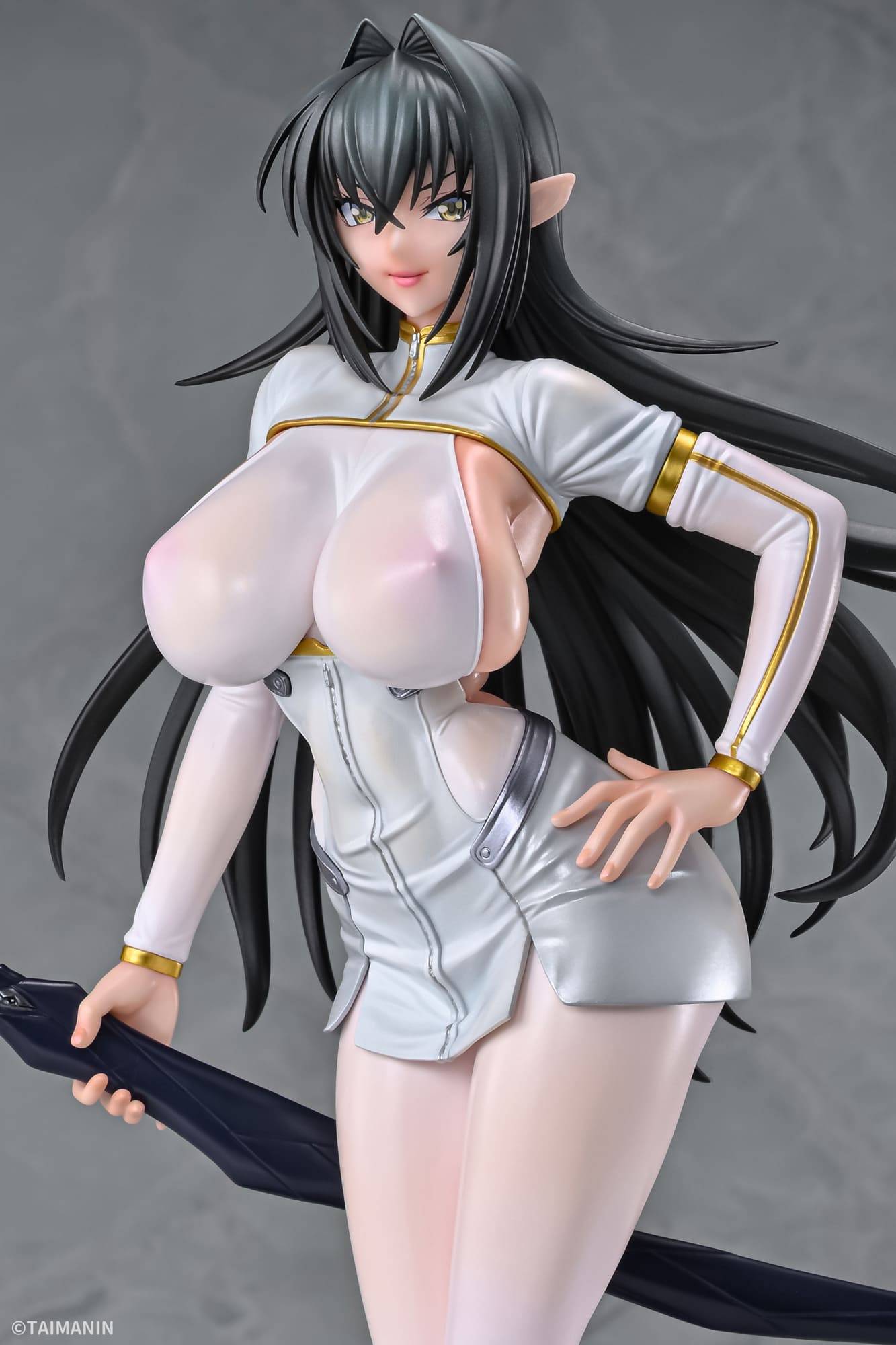 Q-six Taimanin RPGX Annerose Vajra 1/6 White Ver. Cast-Off PVC Figure