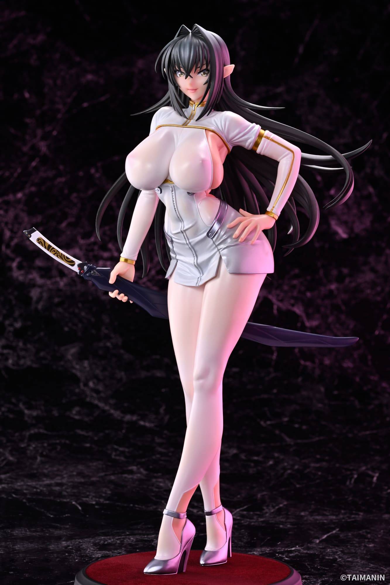 Q-six Taimanin RPGX Annerose Vajra 1/6 White Ver. Cast-Off PVC Figure
