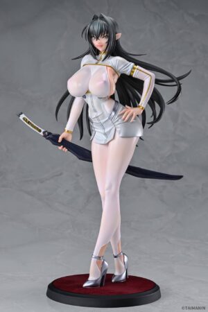 Q-six Taimanin RPGX Annerose Vajra 1/6 White Ver. Cast-Off PVC Figure