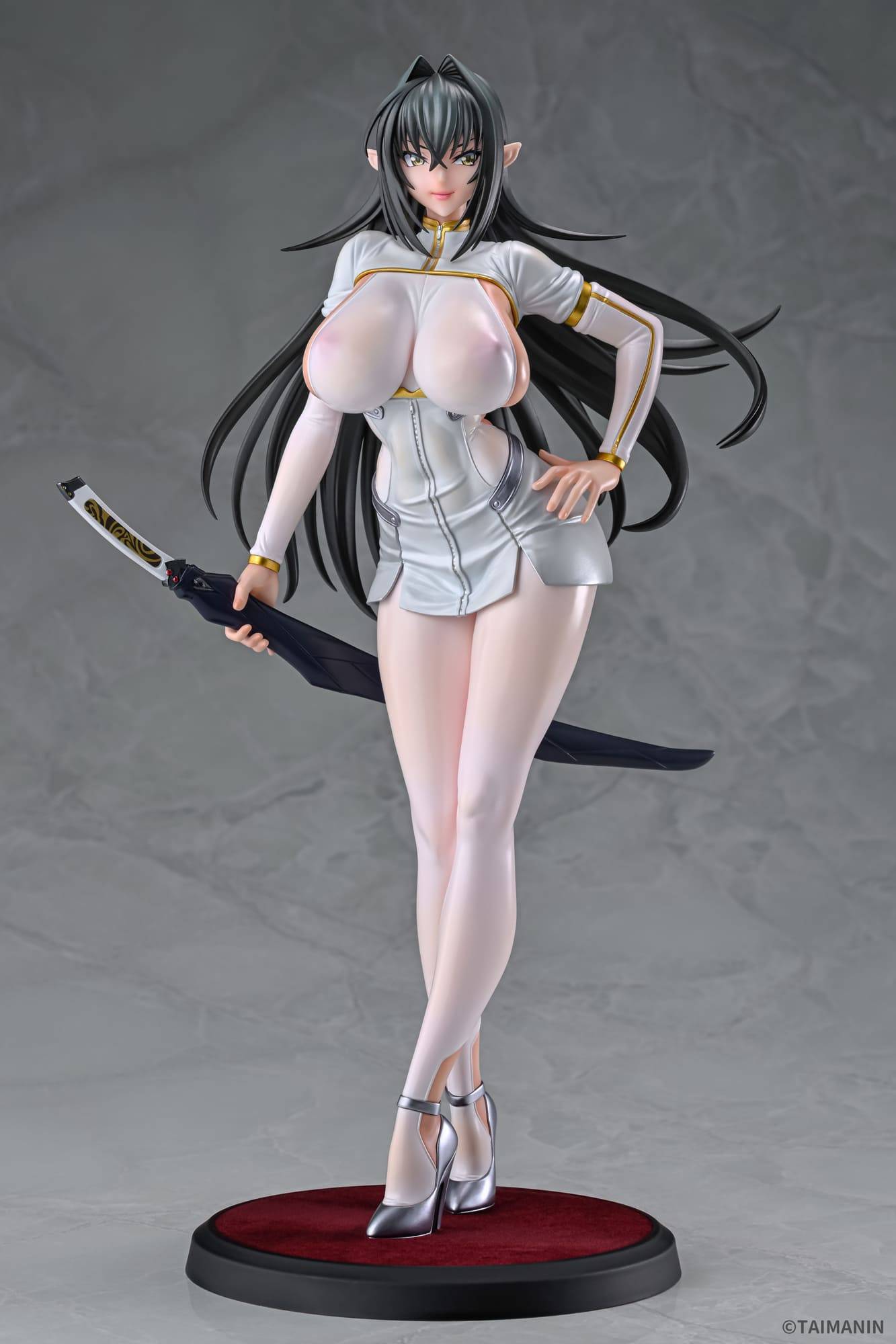 Q-six Taimanin RPGX Annerose Vajra 1/6 White Ver. Cast-Off PVC Figure