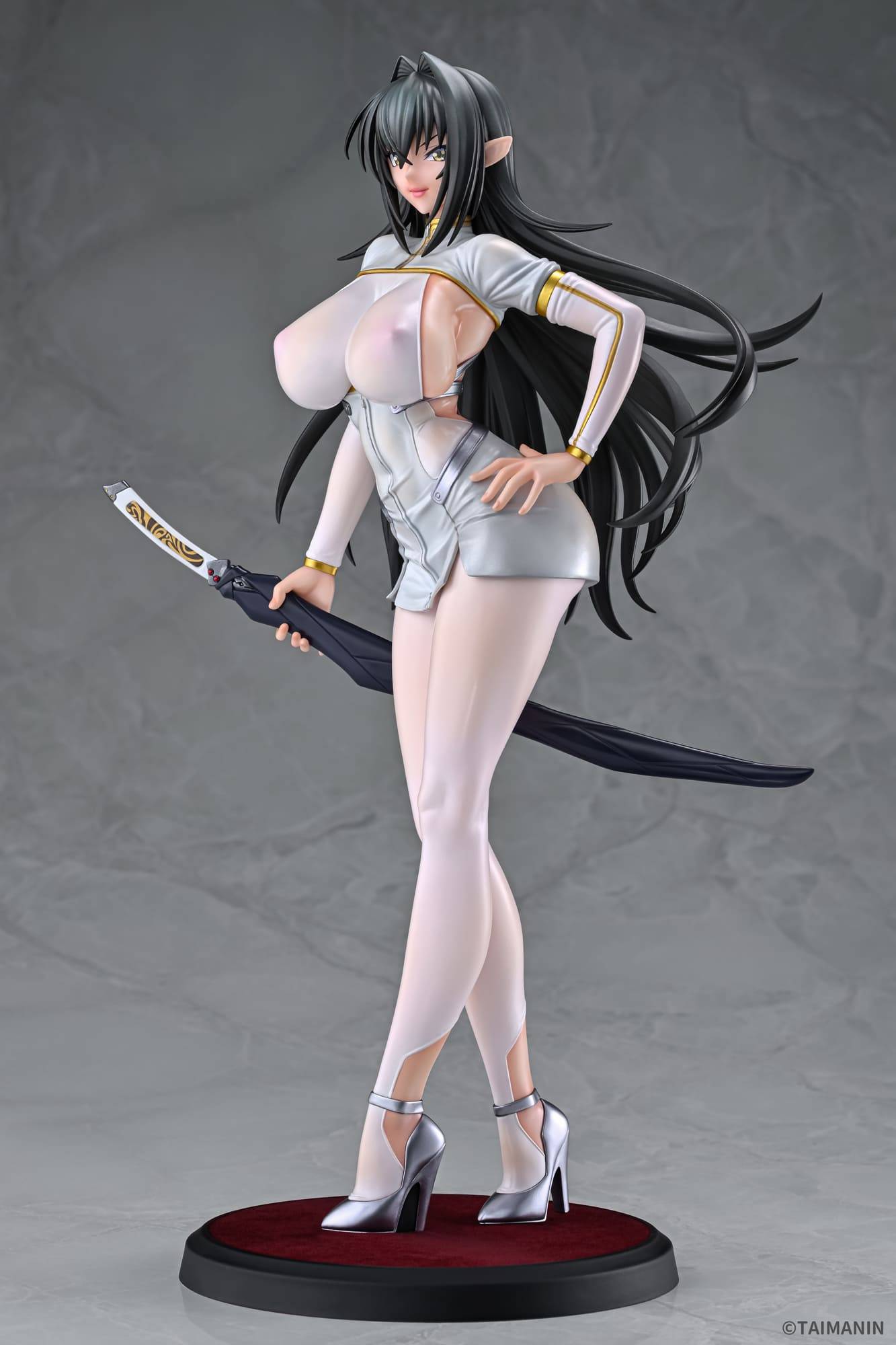 Q-six Taimanin RPGX Annerose Vajra 1/6 White Ver. Cast-Off PVC Figure
