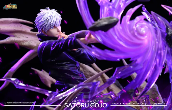 QiYuan Studio Jujutsu Kaisen Satoru Gojo –1/6 Scale Collectible Statue With LED - Image 7