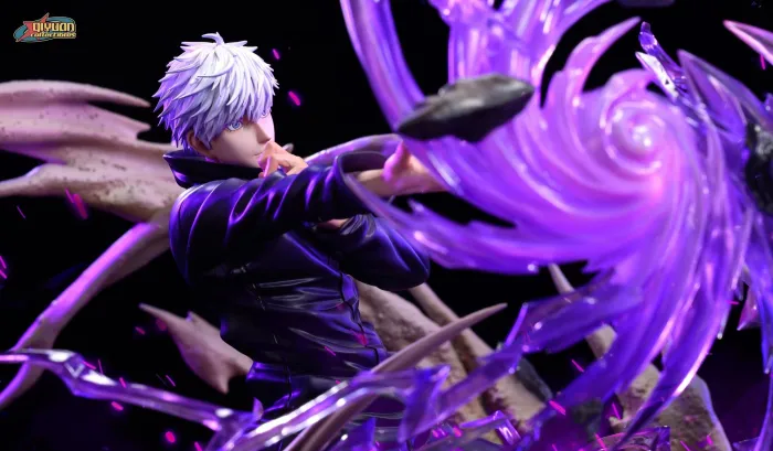 QiYuan Studio Jujutsu Kaisen Satoru Gojo –1/6 Scale Collectible Statue With LED - Image 2