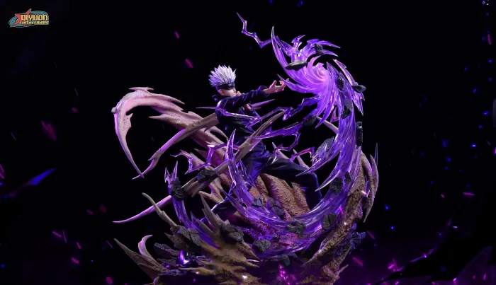 QiYuan Studio Jujutsu Kaisen Satoru Gojo –1/6 Scale Collectible Statue With LED - Image 4