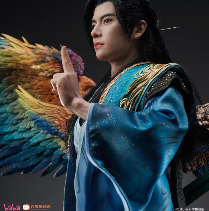 Close view of the Han Li collectible