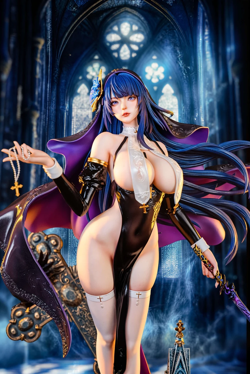 RouLong Studio Genshin Impact Raiden Shogun Sister 14 Scale GK Statue