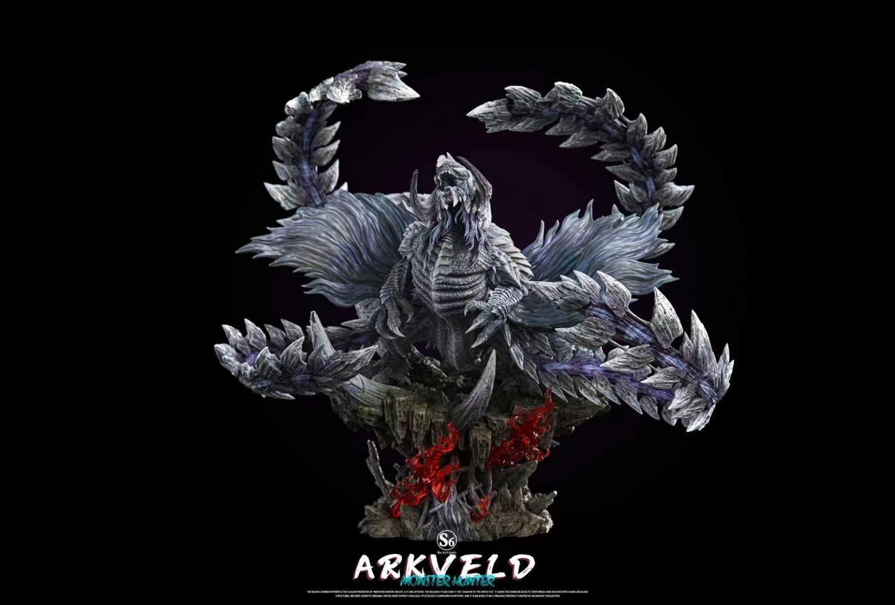 S6 Studio Monster Hunter Wilds Arkveld PU and Resin Statue