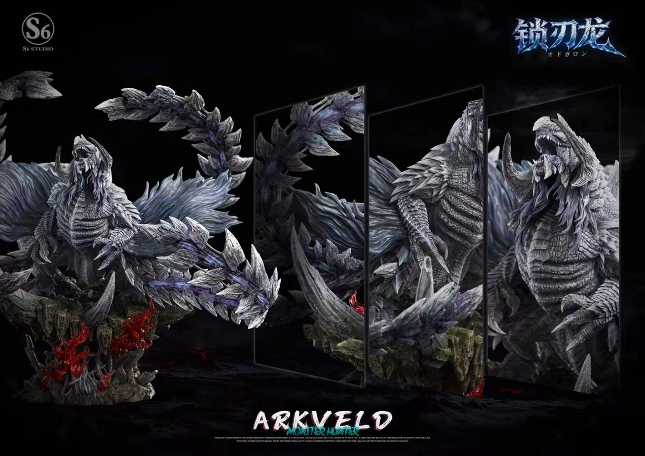 S6 Studio Monster Hunter Wilds Arkveld PU and Resin Statue