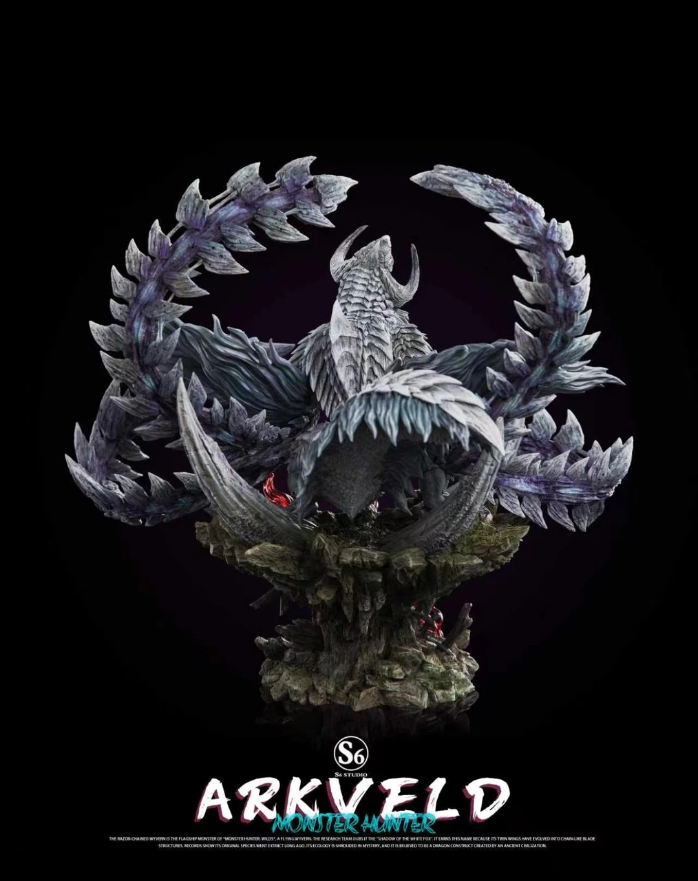 S6 Studio Monster Hunter Wilds Arkveld PU and Resin Statue