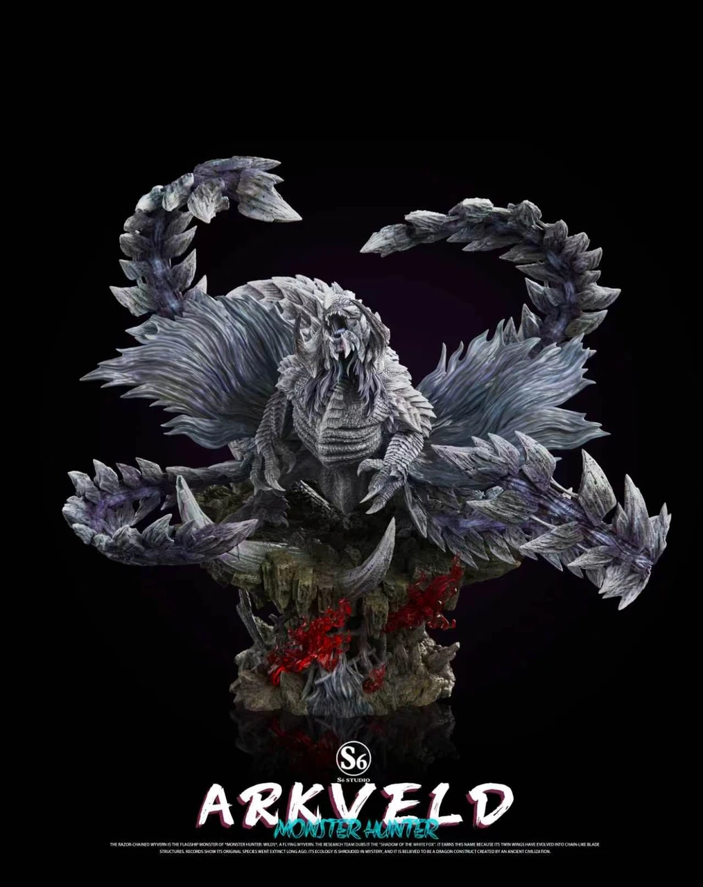 S6 Studio Monster Hunter Wilds Arkveld PU and Resin Statue