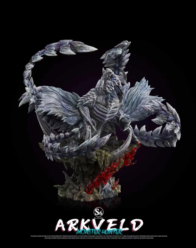 S6 Studio Monster Hunter Wilds Arkveld PU and Resin Statue