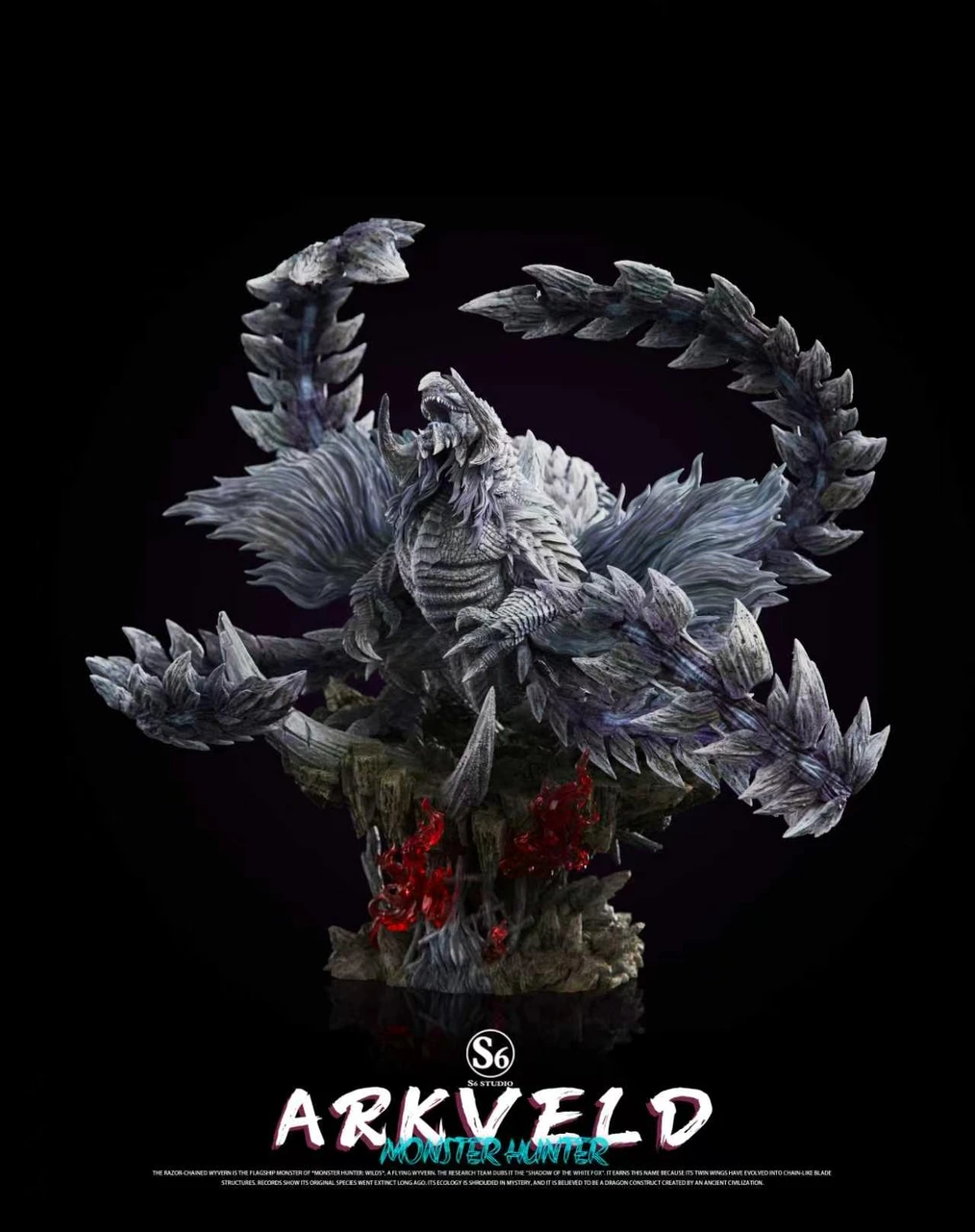 S6 Studio Monster Hunter Wilds Arkveld PU and Resin Statue