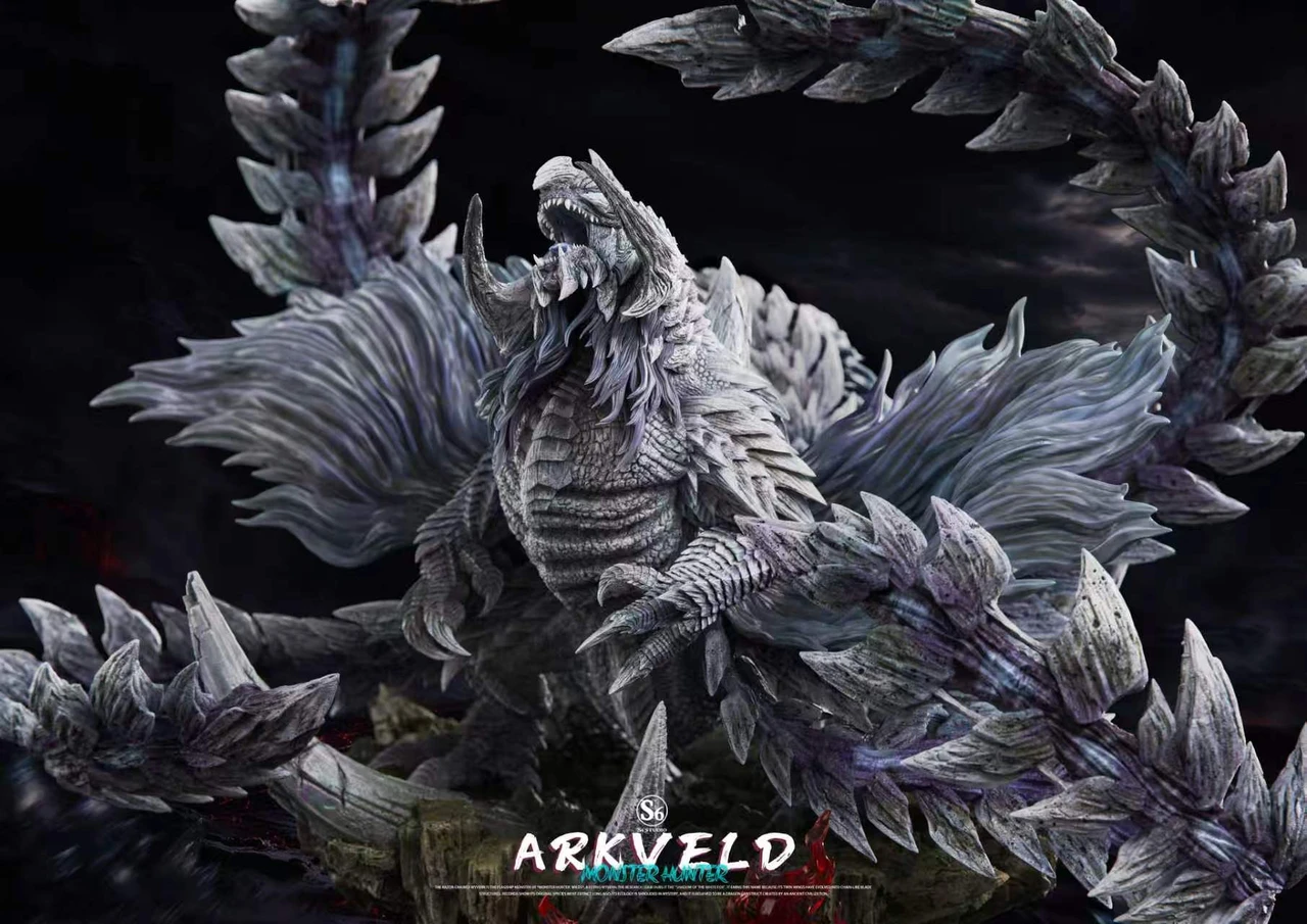 S6 Studio Monster Hunter Wilds Arkveld PU and Resin Statue