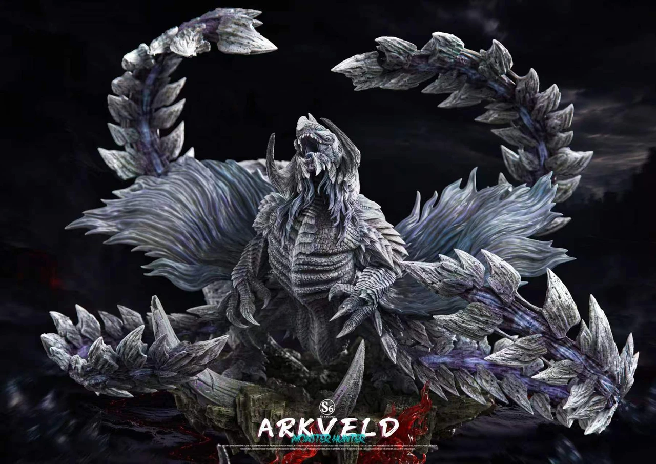 S6 Studio Monster Hunter Wilds Arkveld PU and Resin Statue